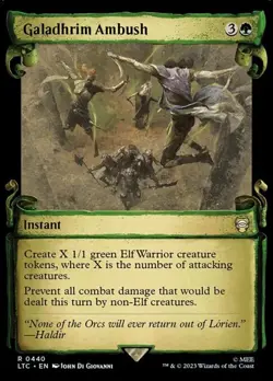 Galadhrim Ambush - Showcase LTC NM MTG - Image 1