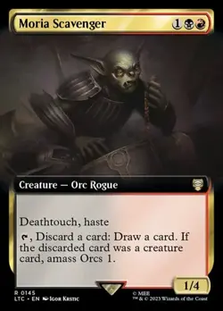 Moria Scavenger - Extended Art LTC NM MTG - Image 1