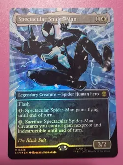 Spectacular Spider-Man (0238) (Borderless) (Textured Foil) Marvel's Spider-Man - Image 1