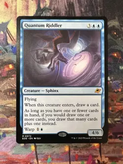 Quantum Riddler Edge of Eternities Regular MTG 0072 Magic the Gathering - Image 1