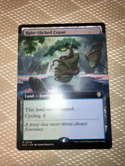 Rain-Slicked Copse (Extended Art) Commander: Lorwyn Eclipsed Regular - Image 1