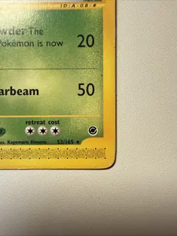 2002 Pokemon Card - Meganium Expedition 53/165 Rare Non Holo - Image 2