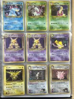 Lot 50 Vintage Japanese Pokemon Card Set MP Condition Old Back Blastoise Suicune - Image 4