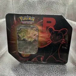 Pokemon Destined Rivals Team Rocket Tin (Persian ex) Sealed New - Image 1