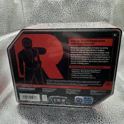 Pokemon Destined Rivals Team Rocket Tin (Persian ex) Sealed New - Image 3