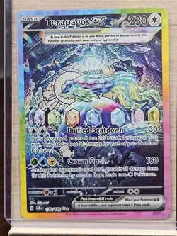Pokemon TCG Terapagos EX 170/142 Stellar Crown Holo Special Illustration Rare - Image 1