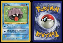 Shellder 54/62 Common Fossil 1st Edition Pokemon - Image 3