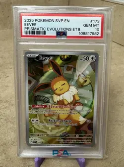 Pokemon - PSA 10 Eevee Promo - Prismatic Evolutions - Image 1