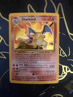 Pokemon Tcg Charizard Base Set ￼004/102 Holo Unlimited￼ Holo Rare - Image 1