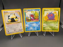 Pokemon Jungle French LP Ronflex (Snorlax), Mimitoss (Venonat), and Seaking - Image 1