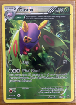 Pokemon - Dustox 8/108 - XY Roaring Skies - Reverse Holo - Near Mint - Image 2