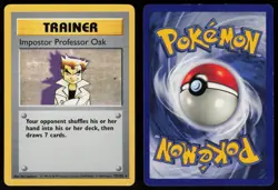 Impostor Professor Oak 73/102 Rare Shadowless Base Set Pokemon - Image 3