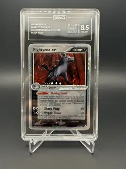 Pokemon Mightyena ex 101/110 Ultra Rare EX Holon Phantoms - TAG 8.5 - Image 1