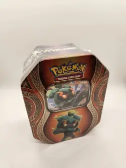 Pokemon Sun & Moon TCG Tin: Marshadow GX Mysterious Powers Sealed in Box - Image 1