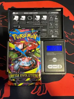 22.67g HEAVY - Pokemon TCG Mega Evolution Booster Pack Sealed / Semi GoDU - Image 1