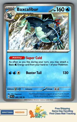[NON HOLO] Baxcalibur #60/193 - Paldea Evolved Deck Exclusive - Pokemon TCG - Image 1