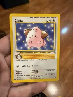 Pokemon TCG Cleffa WotC Black Star Promo #31 (2001) MP - Image 1