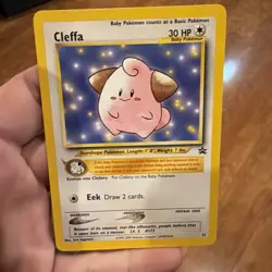 Pokemon TCG Cleffa WotC Black Star Promo #31 (2001) MP - Image 2