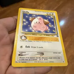 Pokemon TCG Cleffa WotC Black Star Promo #31 (2001) MP - Image 3