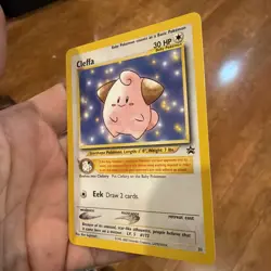 Pokemon TCG Cleffa WotC Black Star Promo #31 (2001) MP - Image 4