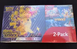 Pokemon TCG: Surging Sparks Elite Trainer Box Booster Bundle Costco 2-Pack - Image 1