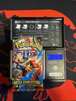22.61g HEAVY - Pokemon TCG Mega Evolution Booster Pack Sealed / Semi GoDU - Image 1