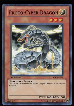 Proto-Cyber Dragon LCGX-EN177 Ultra Rare 1st Edition Yu-Gi-Oh - Image 1