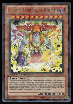 Sophia, Goddess of Rebirth DT07-EN079 Duel Terminal Ultra Rare Yu-Gi-Oh - Image 1