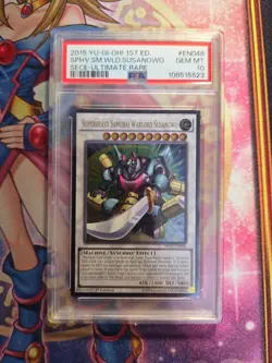 Superheavy Samurai Warlord Susanowo SECE-EN048 ULT Rare 1st Ed Yugioh PSA 10 - Image 1