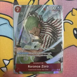 One Piece TCG English OP14-015 Roronoa Zoro Alt Art - Image 1