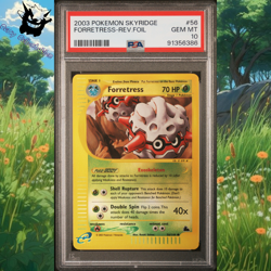 PSA 10 Forretress 56/144 Reverse Holo Skyridge WOTC Pokemon Card 2003 Pop42 - Image 1