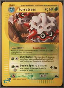 PSA 10 Forretress 56/144 Reverse Holo Skyridge WOTC Pokemon Card 2003 Pop42 - Image 4