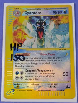 Gyarados [Reverse Holo] #11/144 Pokemon Skyridge - Pokemon Card - HP - Image 1