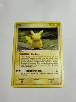 2005 Pokemon EX Delta Species Ditto (Pikachu) 63/113 Vintage Rare TCG - Image 1