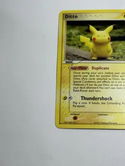 2005 Pokemon EX Delta Species Ditto (Pikachu) 63/113 Vintage Rare TCG - Image 5