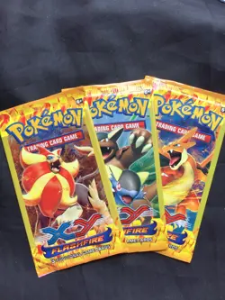 Pokemon Cards: Sealed Flashfire 3 Card Booster Pack - Image 1