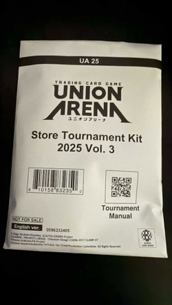 Union Arena Store Tournament Kit 2025 Vol. 3 English Edition Sealed - Image 1