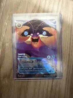 Disney Lorcana Archazia's Island: TAMATOA Happy as a Clam ENCHANTED FOIL 219/204 - Image 1