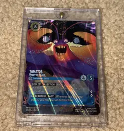 Disney Lorcana Archazia's Island: TAMATOA Happy as a Clam ENCHANTED FOIL 219/204 - Image 1