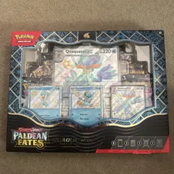 Pokemon TCG Paldean Fates Premium Collection Quaquaval EX NEW/SEALED - Image 1