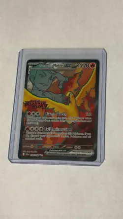 Team Rocket's Moltres ex - (Destined Rivals Stamp) 208/182 Miscellaneous Cards & - Image 1