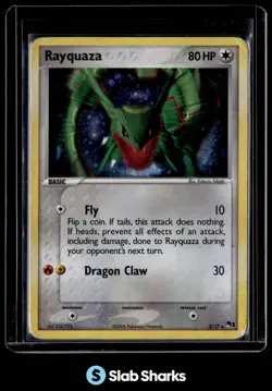 2004 POKEMON POP SERIES 1 #3/17 RAYQUAZA HOLO - Image 1