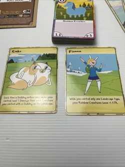 Adventure Time Card Wars Fionna vs Cake Collectors Pack Complete, Great Cond - Image 2