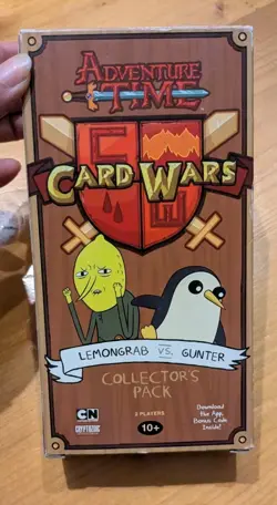 2015 Adventure Time Card Wars Collector's Pack Lemongrab vs Gunter COMPLETE HTF - Image 1