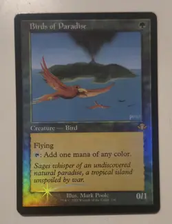 Birds of Paradise V.2 Foil Dominaria Remastered NM ENG MTG - Image 1