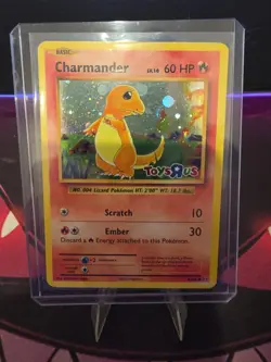 Charmander 9/108 Pokemon TCG Evolutions Toys R Us Stamped Promo Holo Swirl NM - Image 3