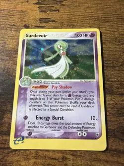 Pokemon Gardevoir EX TCG Reverse Holo Holo Rare Card 7/109 Ruby and Sapphire - Image 1