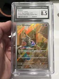 Pokemon TCG Mimikyu 2024 Scarlet & Violet Black Star Promo Card-075 - Image 1
