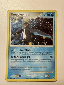 Empoleon - 4/130 - Diamond & Pearl Holo Holo Rare Pokemon TCG Card 2007 - Image 1