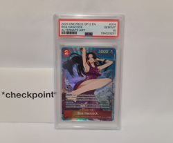 2025 ONE PIECE OP12 LEGACY OF THE MASTER ALTERNATE ART #014 BOA HANCOCK PSA 10 - Image 3